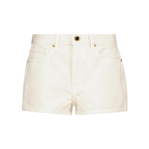 Khaite Charlotte Denim Shorts - Picture 2 of 4